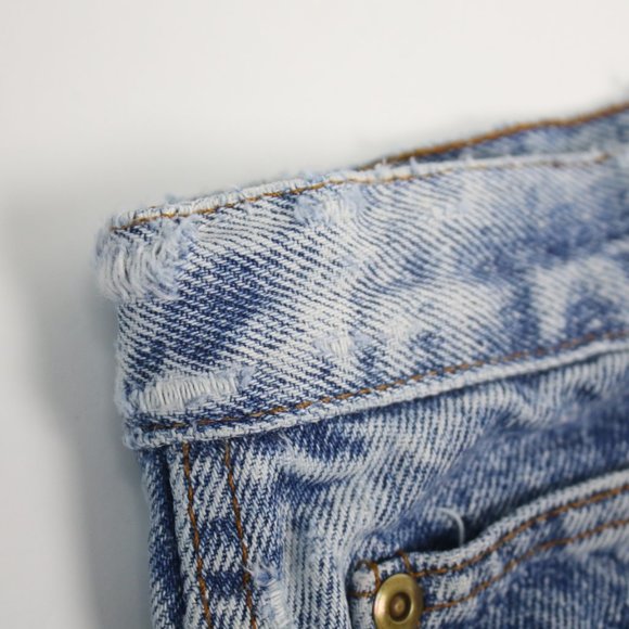 Vintage 80s 90s Chic Womens 14T Tall Acid Wash High-Waisted Mom Jeans - Picture 6 of 10